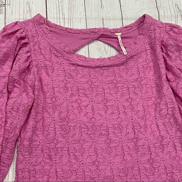 Free People Tea Time Open Back Cropped Blouse - Picture 5 of 10